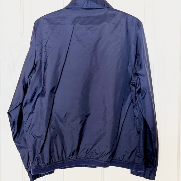 Dickies Girl Navy Blue Coach Jacket Windbreaker Snap Mesh Lined Size L - Picture 2 of 10